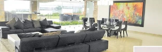 Zona social de la casa C14 en Ruitoque Condominio